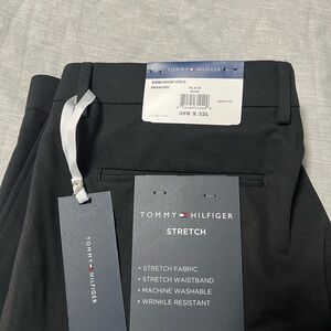 Tommy Hilfiger Black Stretch Dress Pants